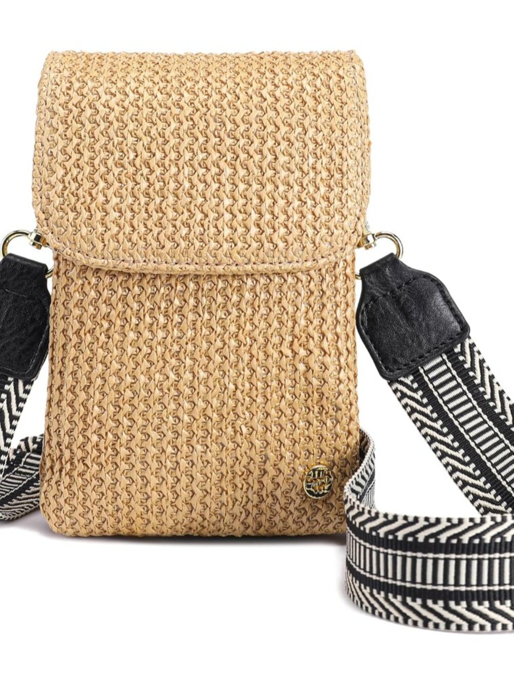 Faux Straw Small Summer Purses Women Crossbody Beach Bags for Cruise Travel Vaca